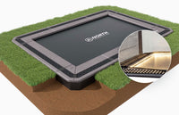 North In Ground Trampoline + Safety Net