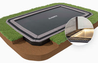 North In Ground Trampoline + Safety Net