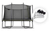 Rectangular | Black 4,6 m x 3,1 m Trampoline + Anchor Bundle