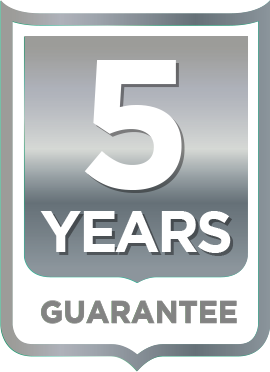 5 year warranty